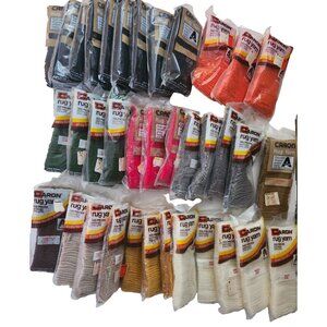 Caron Pre-Cut Acrylic Latch Hook Rug Yarn 320 Strands Each Lot Of 37